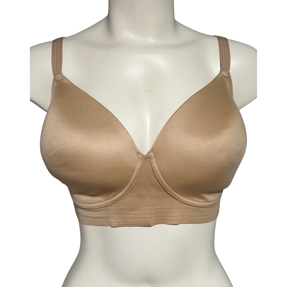 Hanes Ultimate T-Shirt Bra Tan Nude Wirefree Molded Cup HU35 Womens Size 2XL